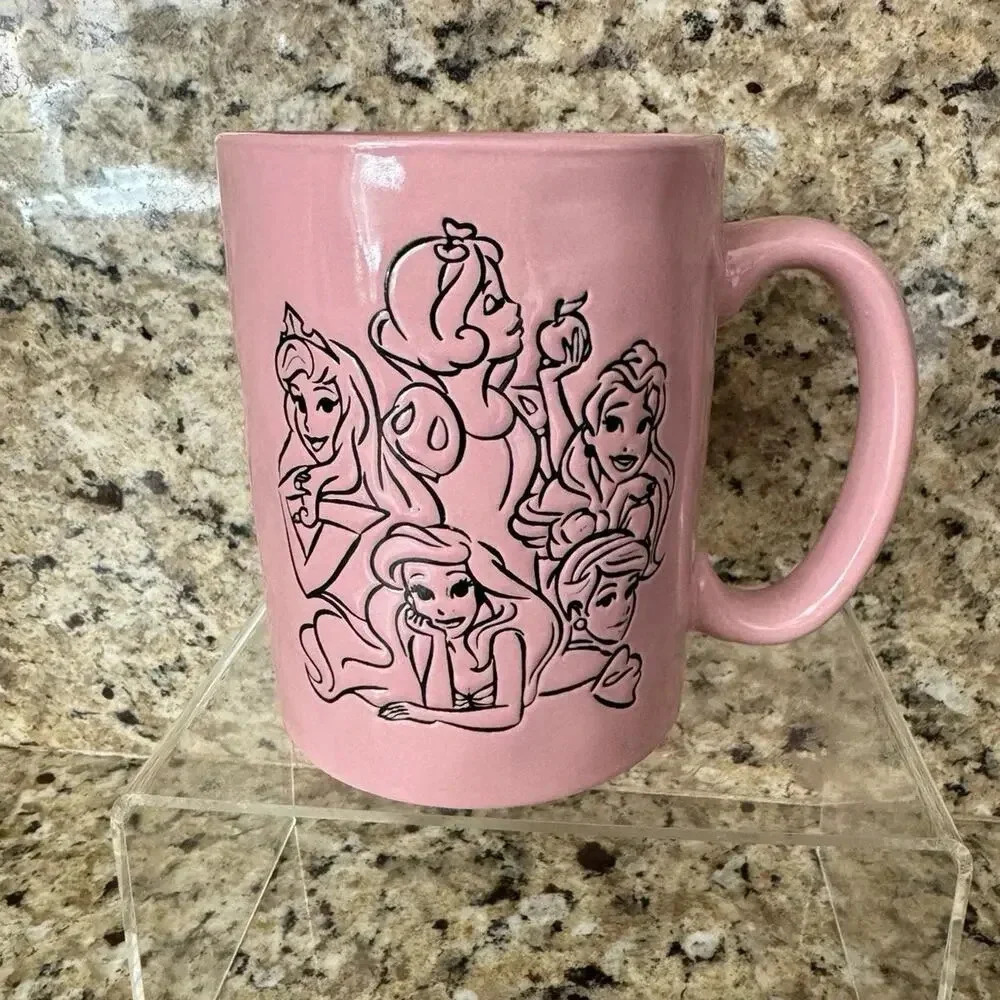 BOXLUNCH Disney Princesses Sketch Group Portrait Mug 15oz